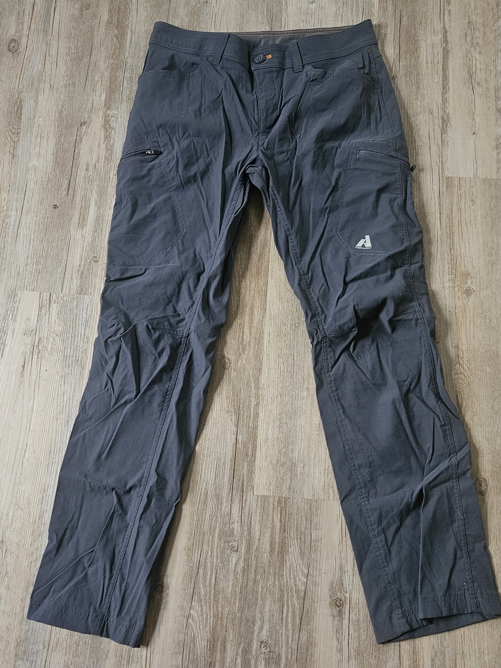 Eddie Bauer First Accent Guide Pro Men's Dark Gray Outdoor Hiking Pants 34x34